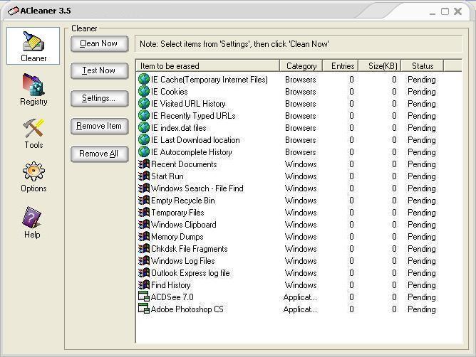 Privacy and Registry Cleaner 3.0 full